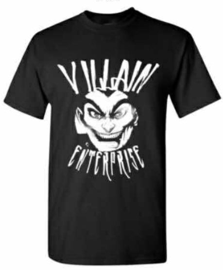 Villain Enterprise shirt + Rare Chuck J 5150 misprint album